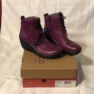 Beautiful Plum Boots